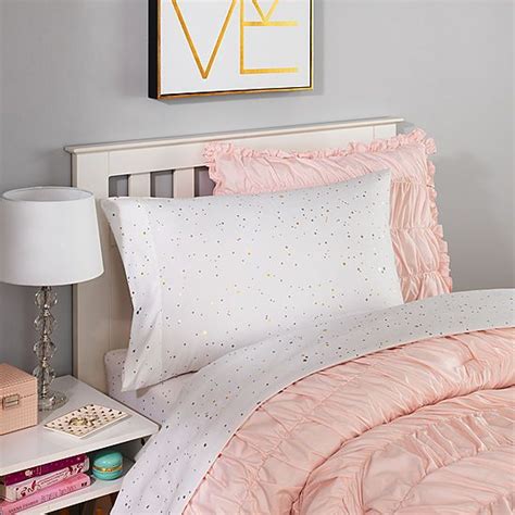 frank and lulu moon dust metallic sheet set|Frank And Lulu Bedding .